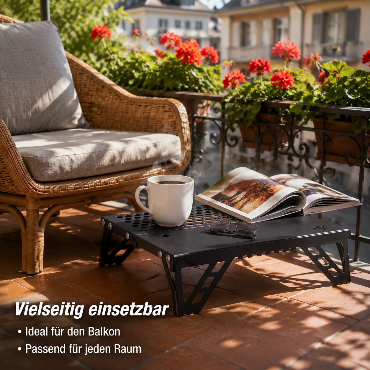 Mini-Klapptisch für den Außenbereich