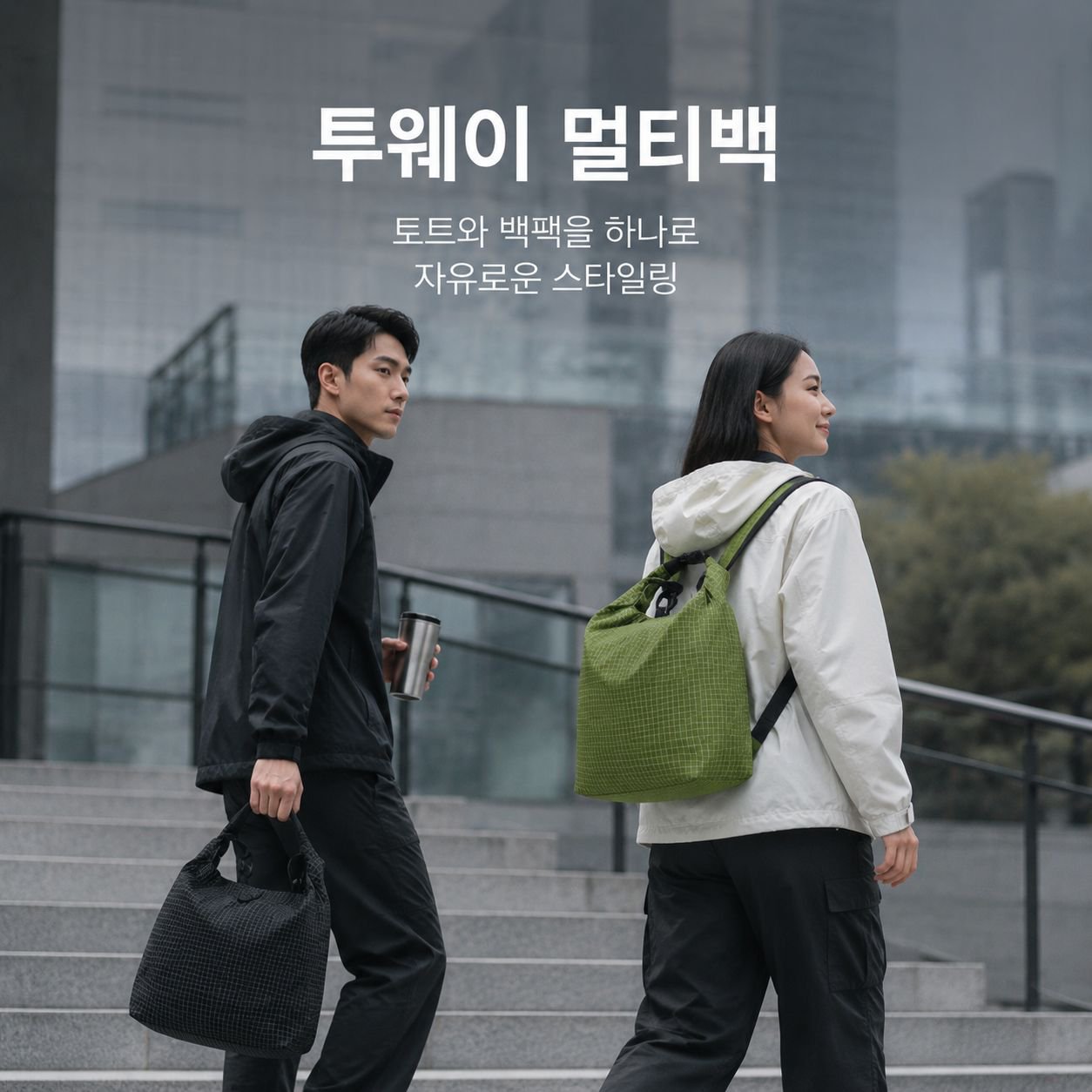 휴대용 여행 토트백