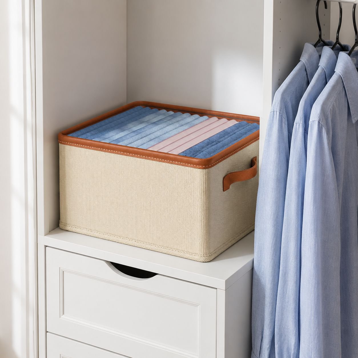 Collapsible Garment Organizer Bin