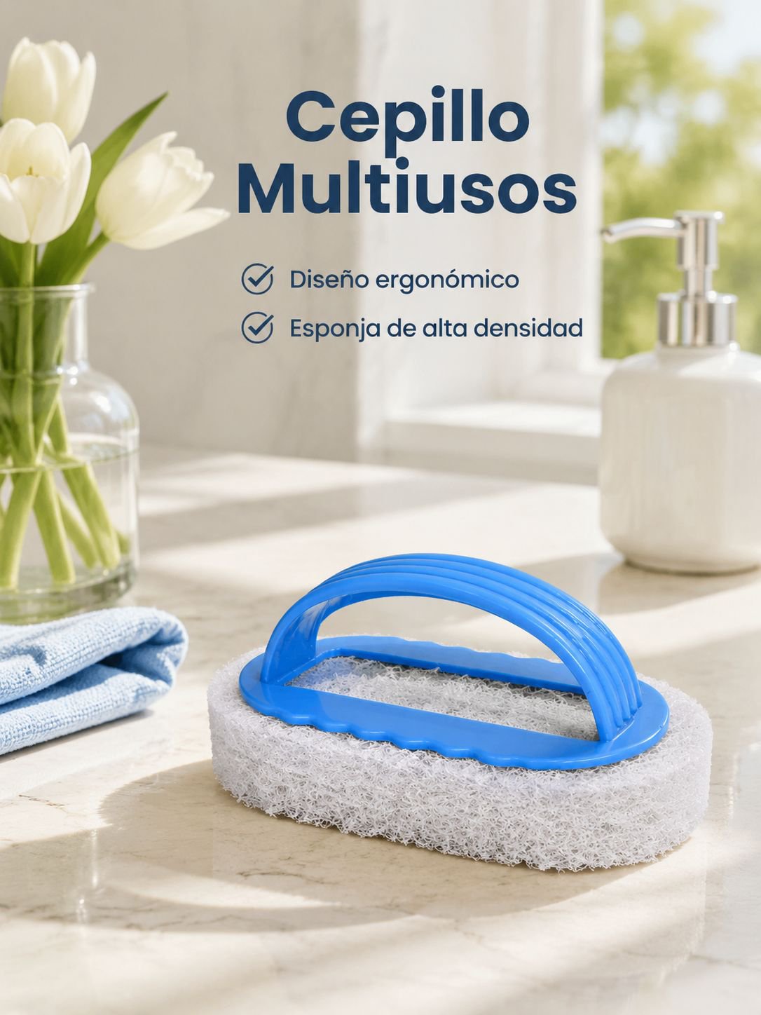 Cepillo doméstico de usos múltiples