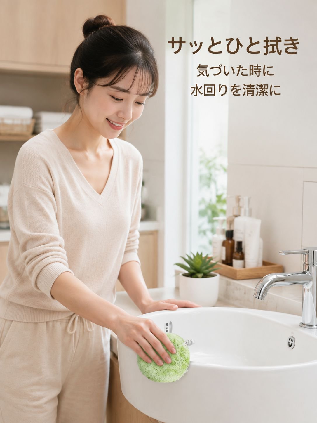 洗面台抗菌クリーナーボール