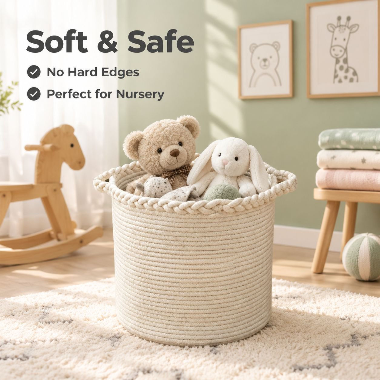 Multi-purpose Cotton Woven Basket