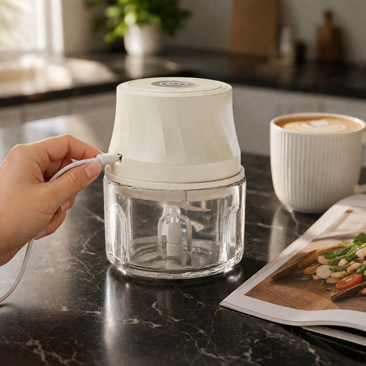 Efficient meat grinder for home cooking