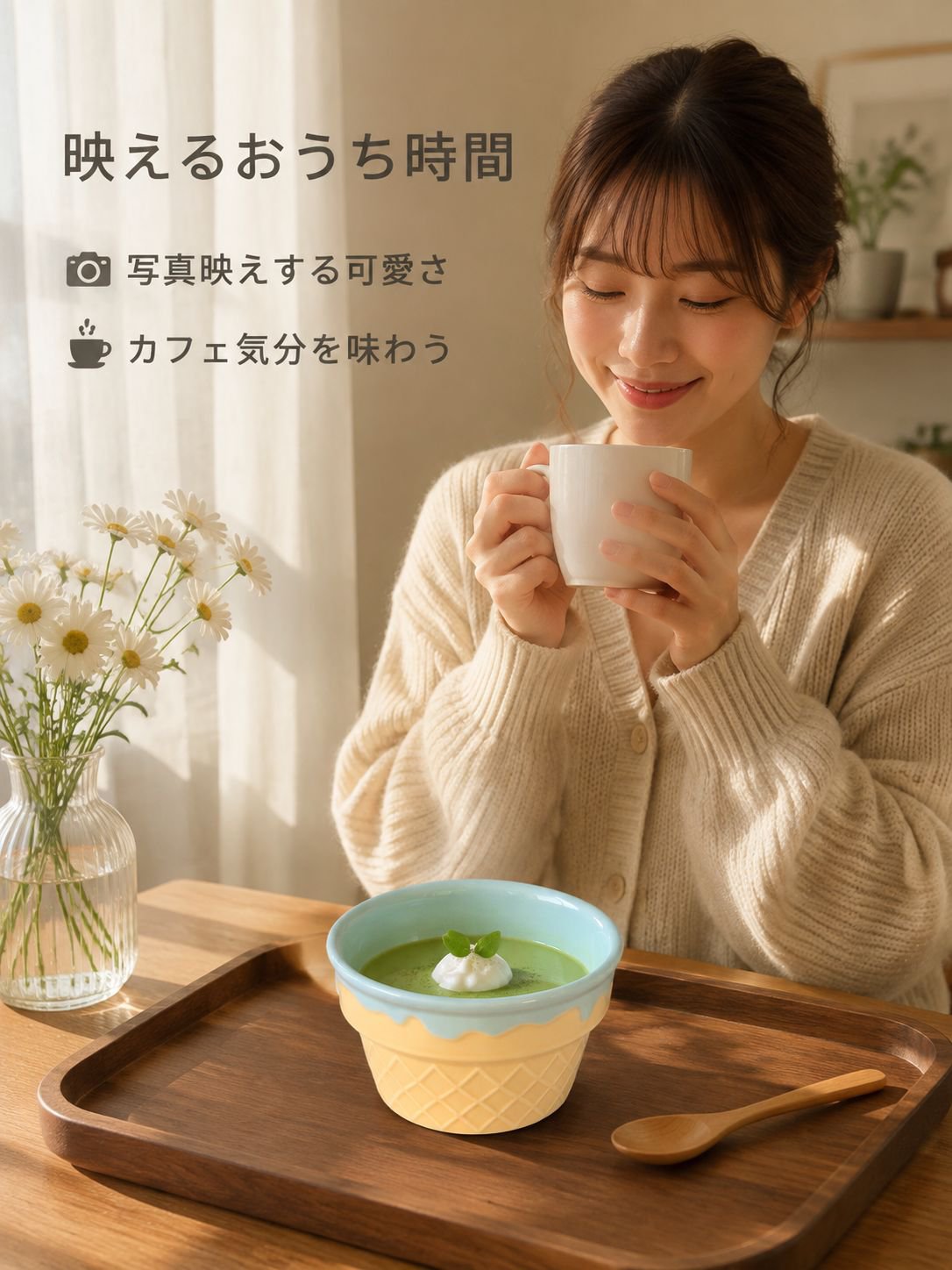 かわいい陶器の食器