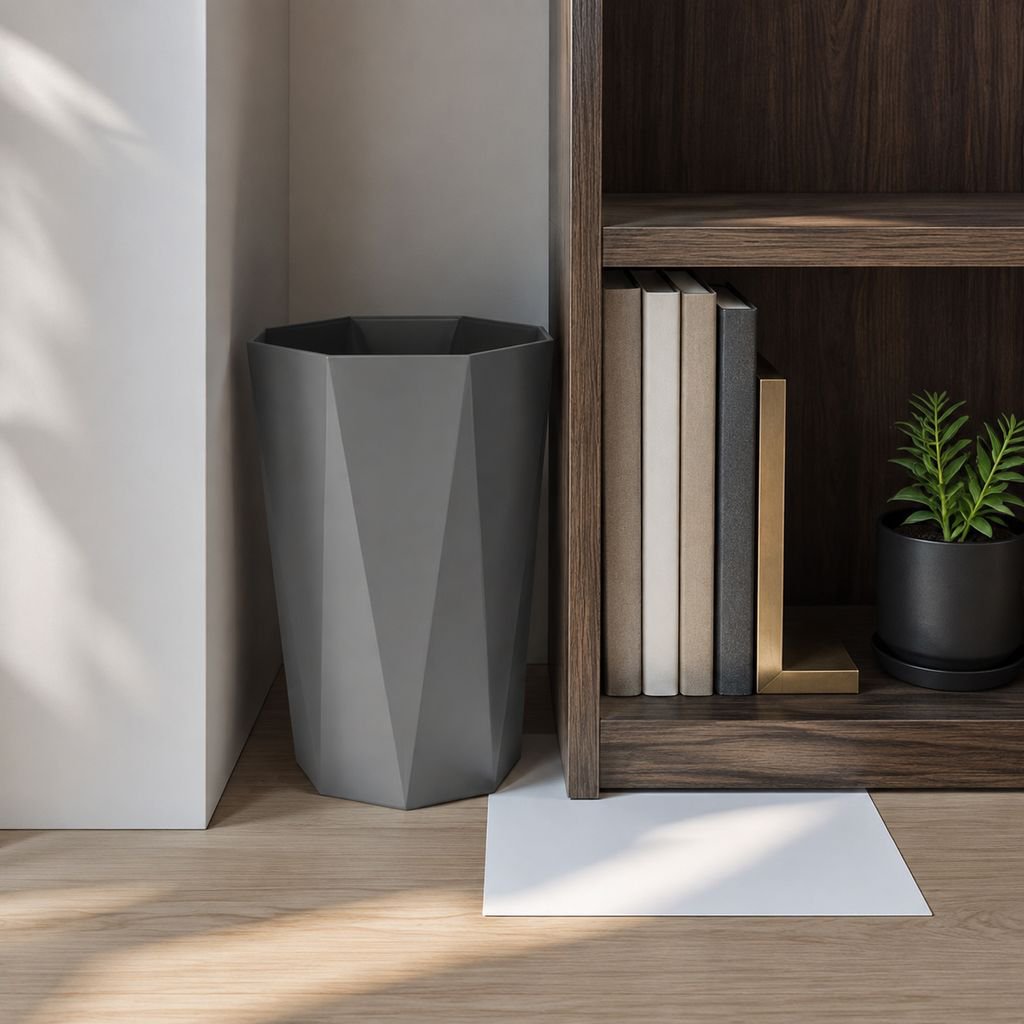 Durable and stylish trash can for daily use