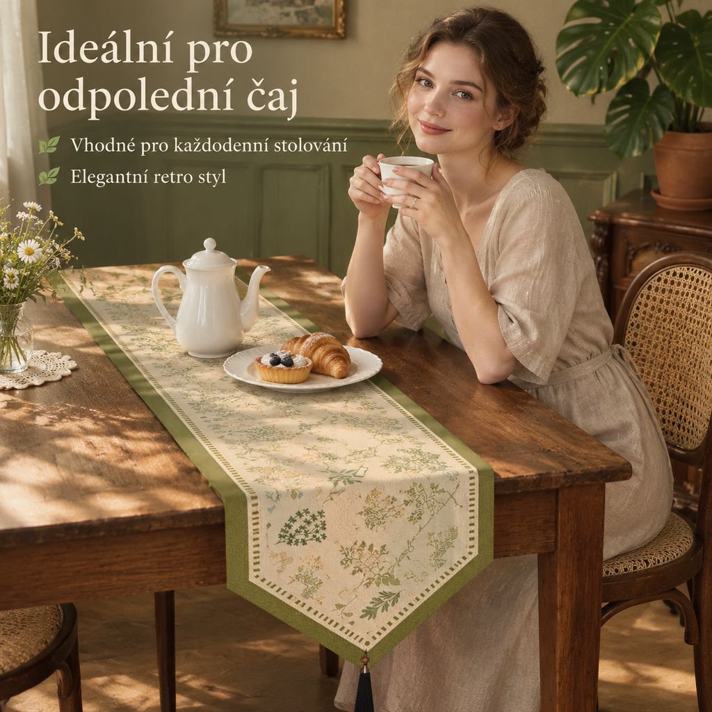 Francouzský běhoun ve vintage stylu