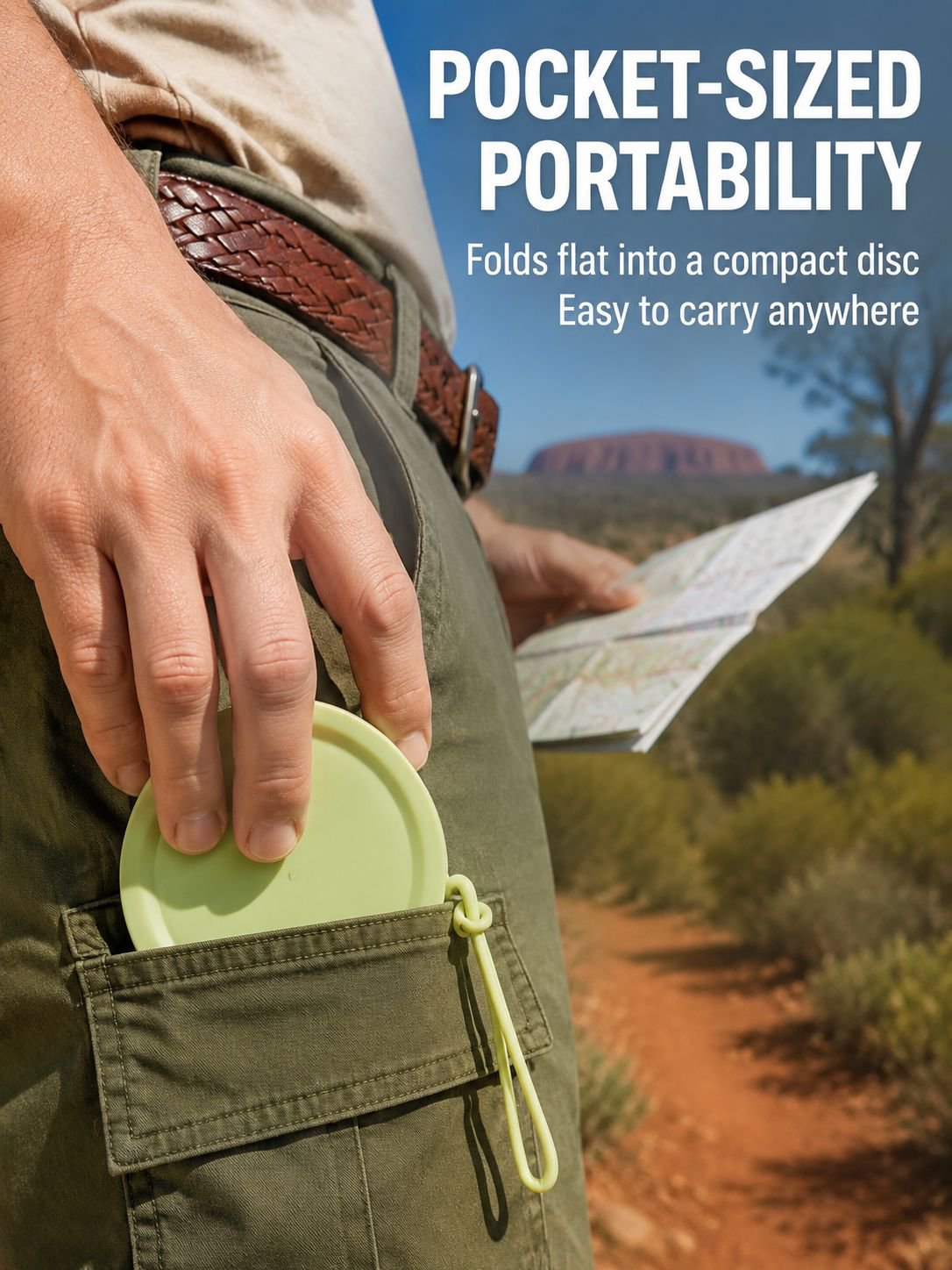 Lightweight collapsible silicone drinking cup perfect for travel and outdoor use