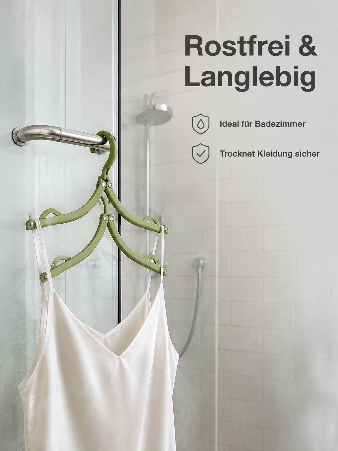 Reise-Kleiderbügel mit rutschfestem Design