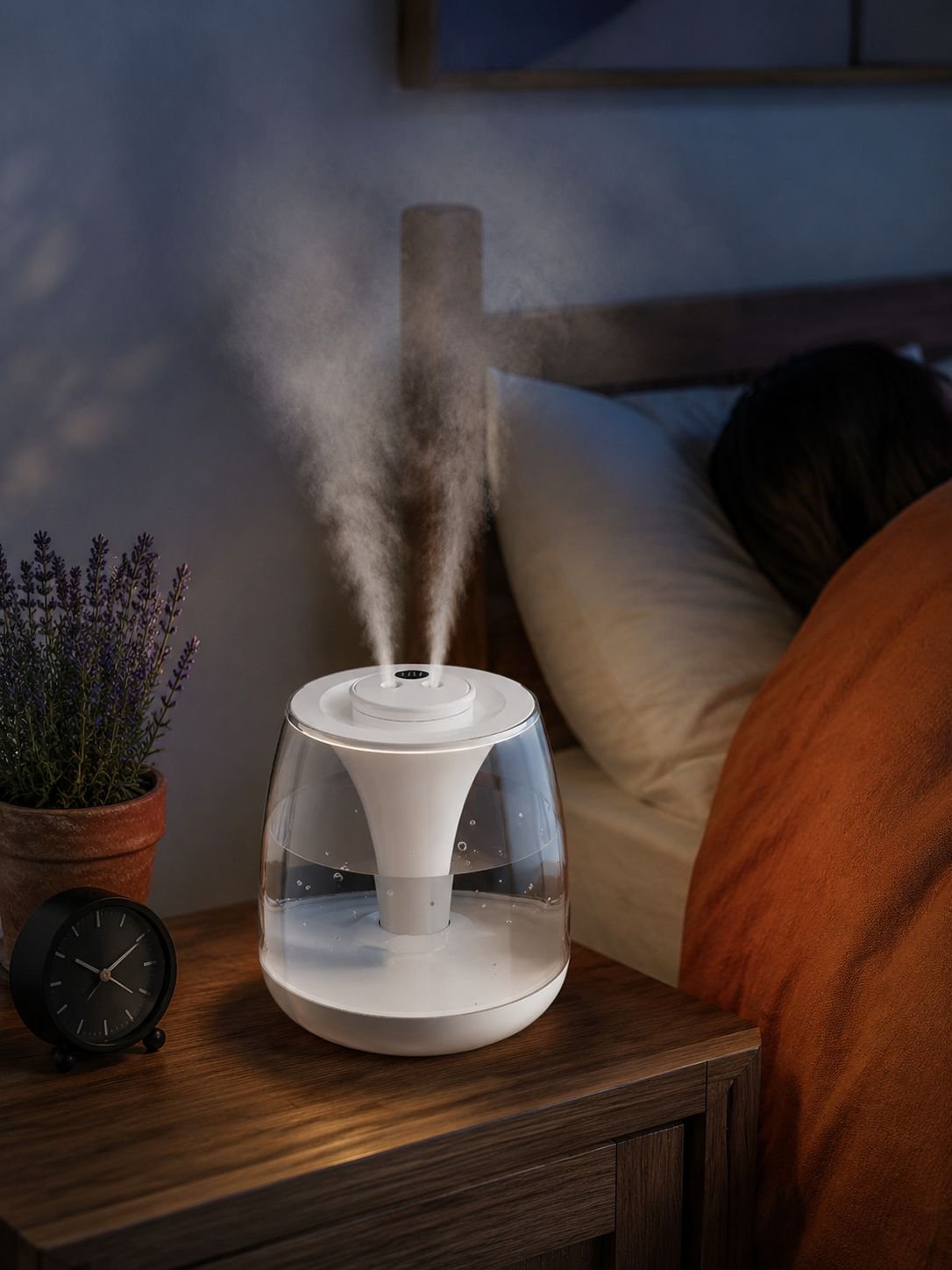Humidificador USB de gran capacidad para habitaciones pequeñas