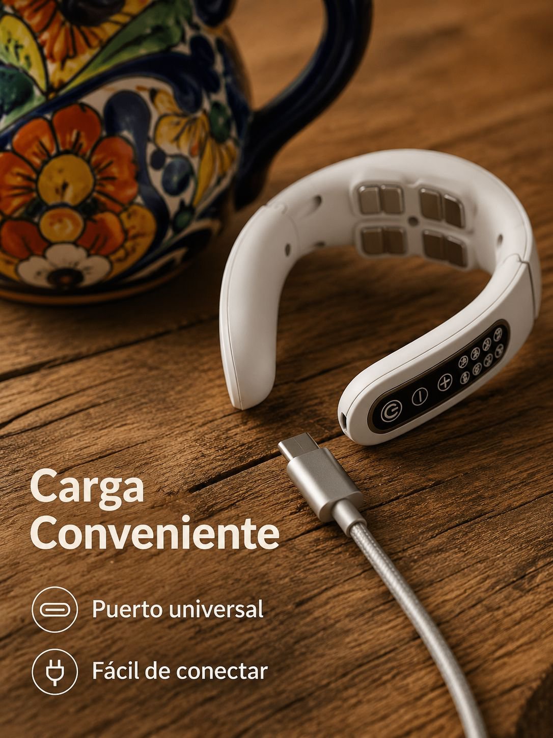 Masajeador compacto Home Smart ideal para viajes