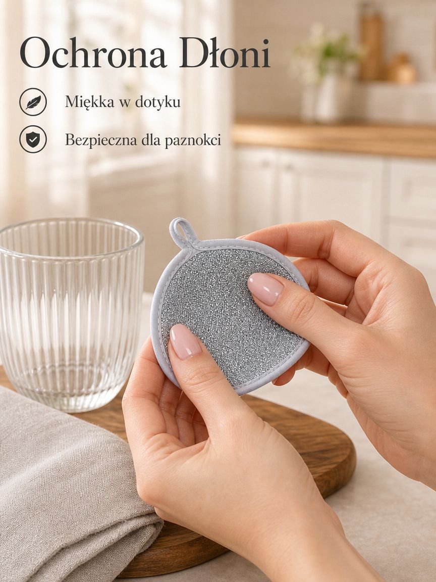 Metalowa gąbka do czyszczenia
