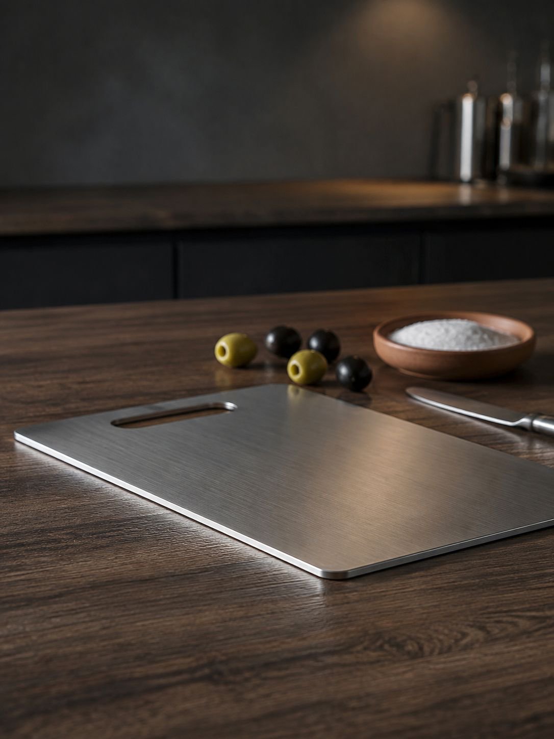 Tabla de cocina duradera de acero inoxidable