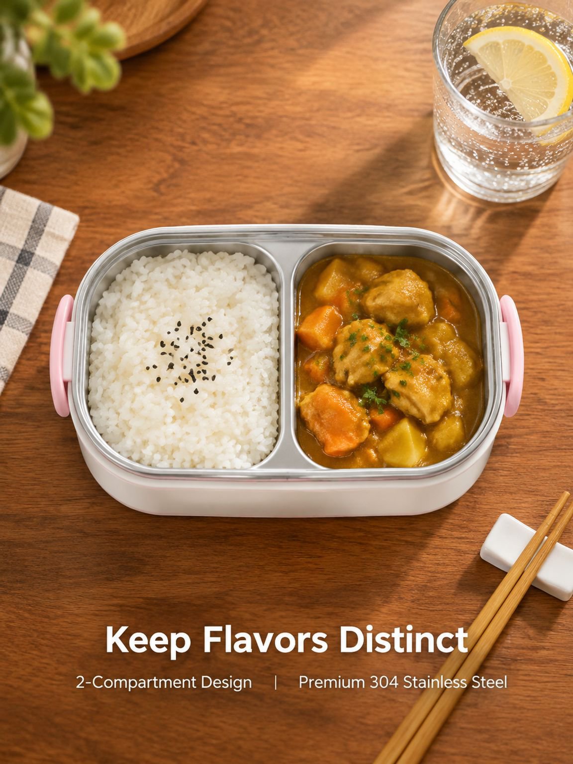 Stainless Steel Insulated Bento Box