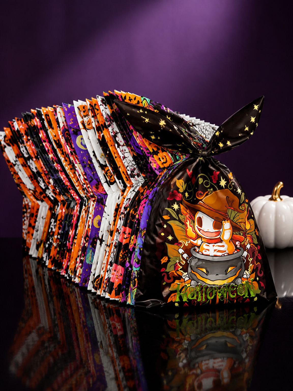 Kinder Halloween Bonbontasche für Trick or Treat Süßigkeiten