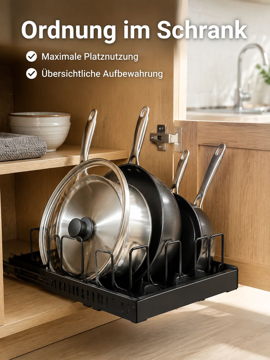 Geschirr- und Topfdeckelhalter
