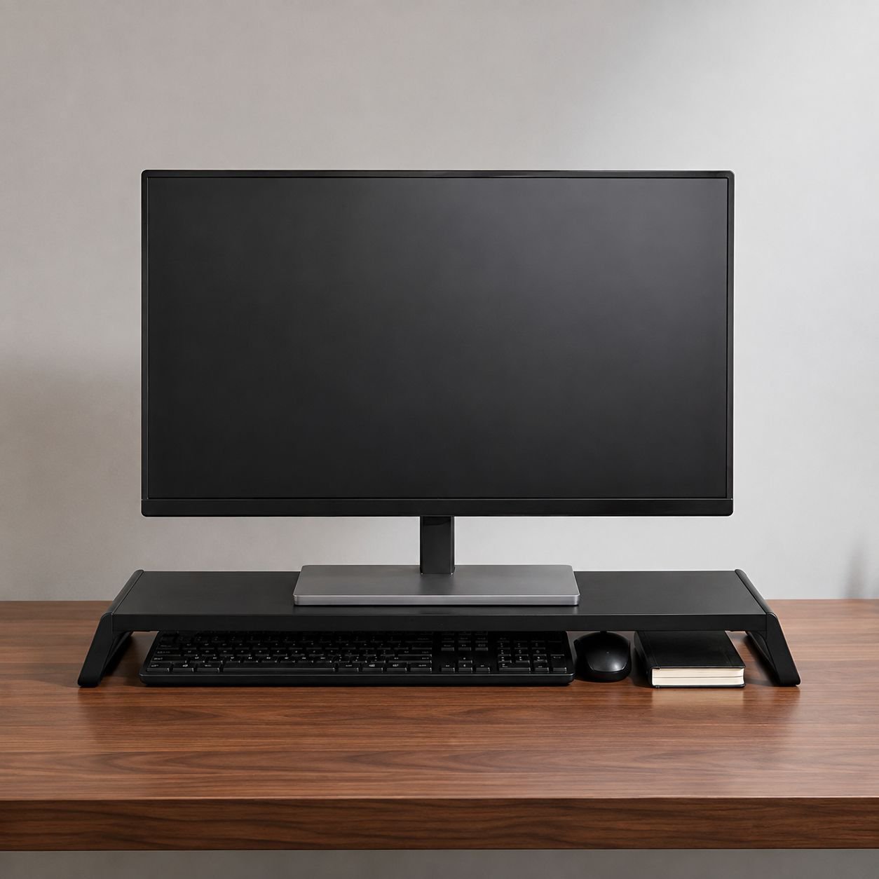 Monitor-Halterung mit USB-Port und Aufbewahrungsregal