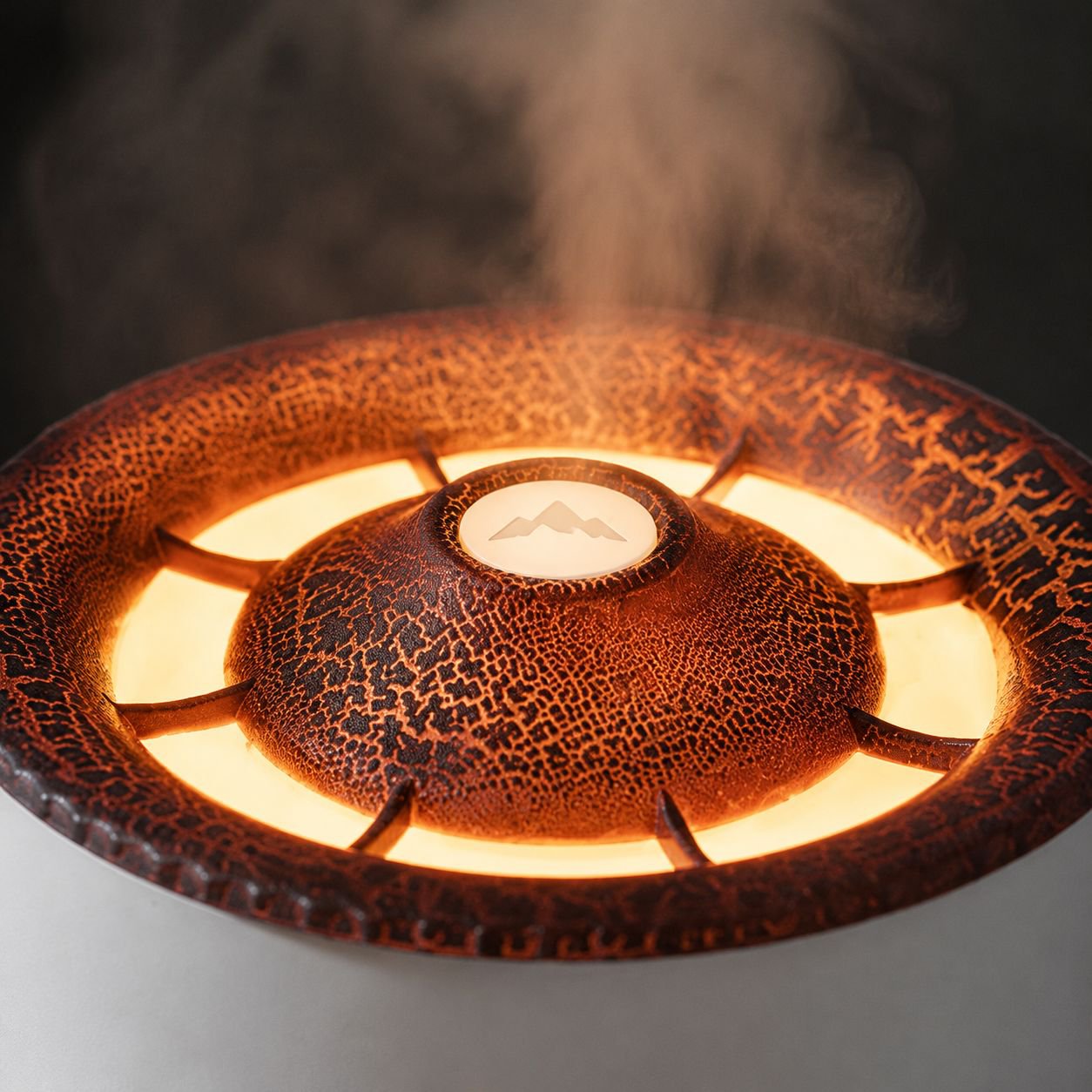 Volcano Humidifier Aromatherapy Machine 2 Color LED Light Aromatherapy Humidifier Small Desktop Humi