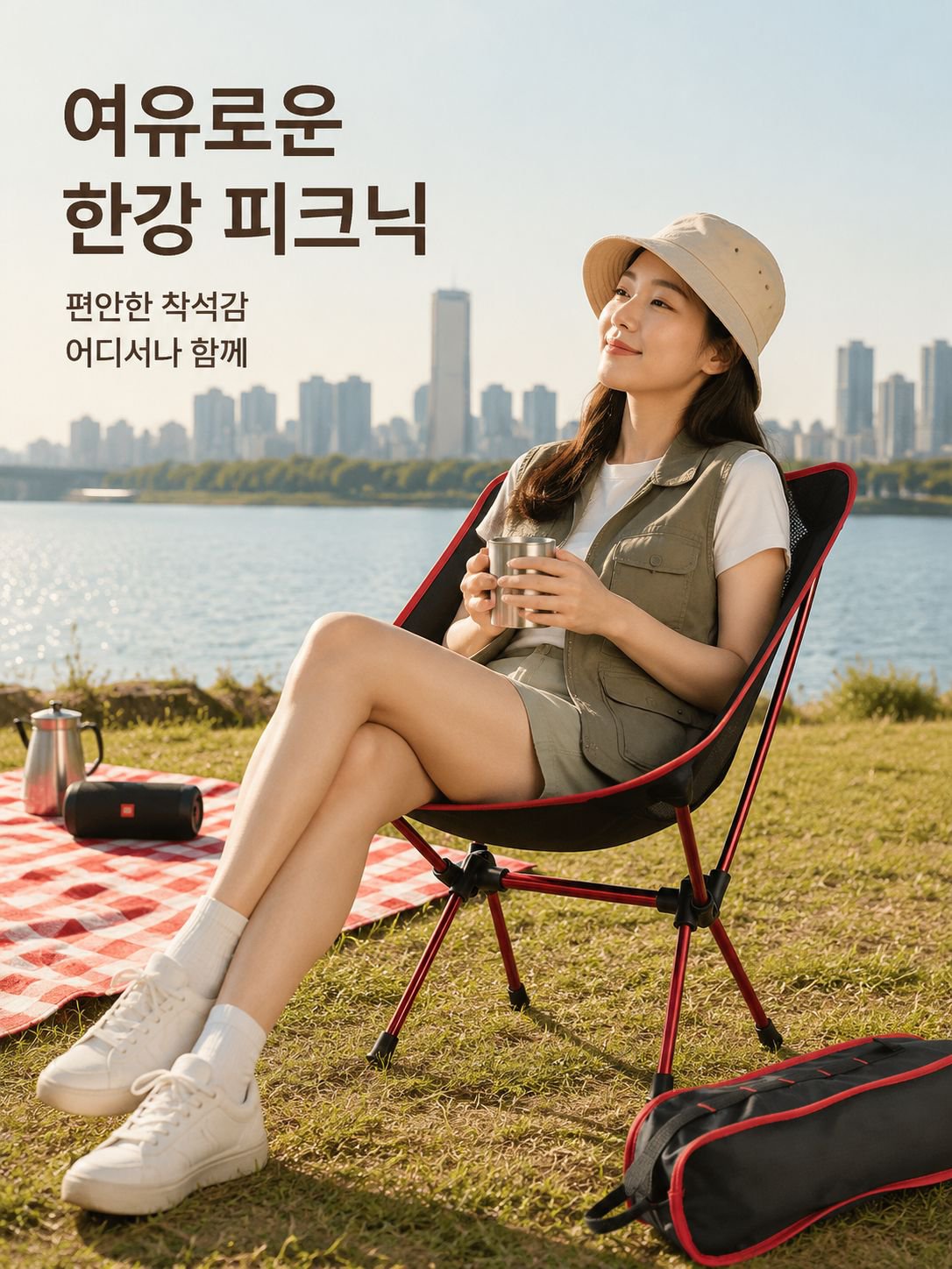휴대용 접이식 캠핑 의자