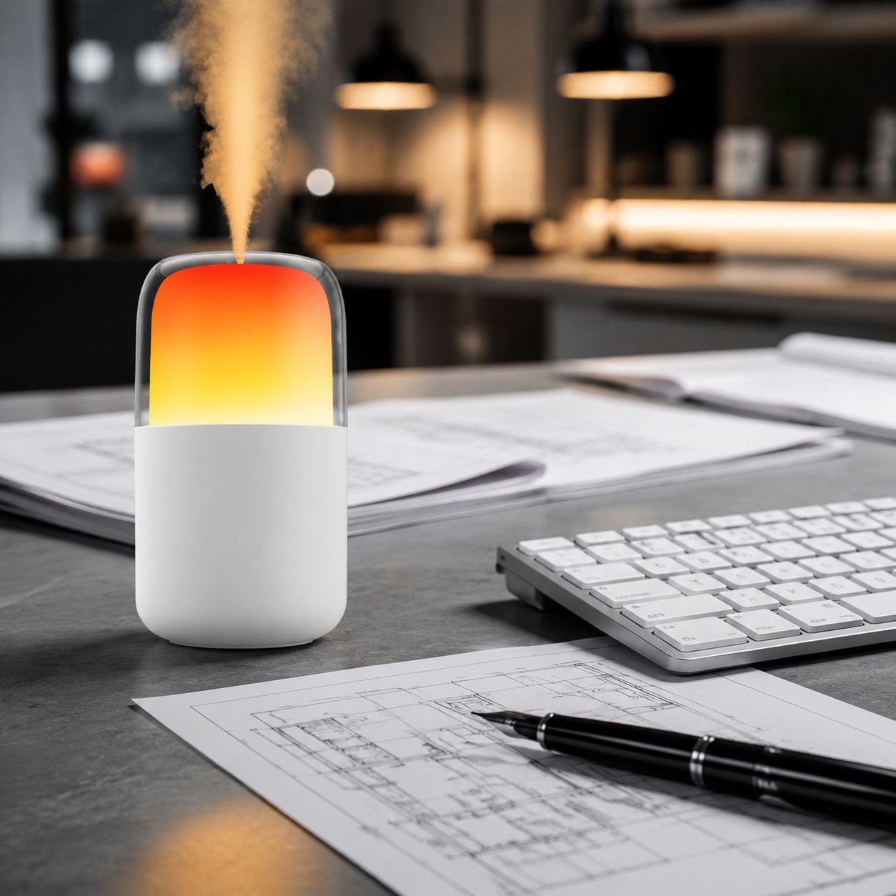 Smart Aromatherapy Humidifier and Dehumidifier 360° Atomizer