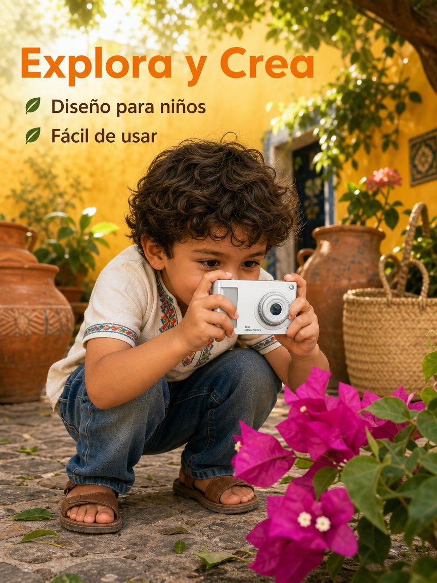Cámara de Juguete Digaital Portátil HD para Niños