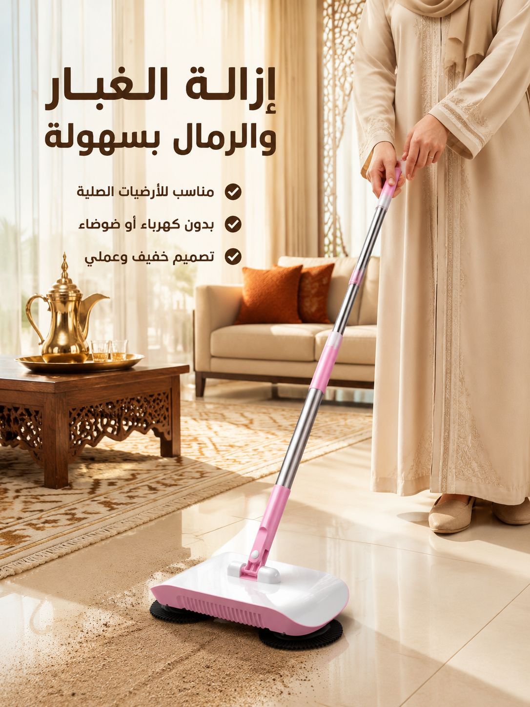 ماكينة الكنس والمسح اليدوية الالمانية