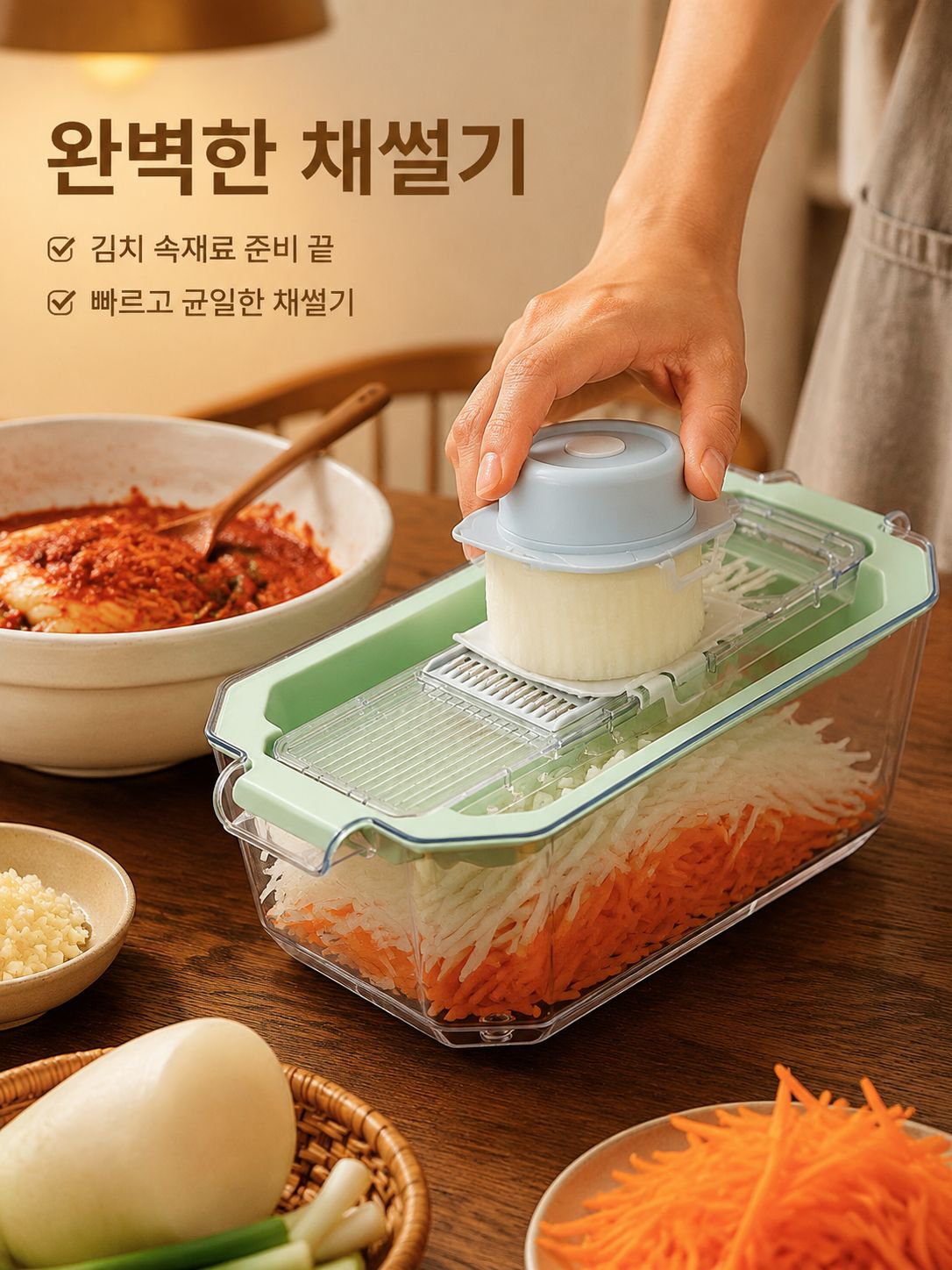 다기능 과일 절편기 식칼
