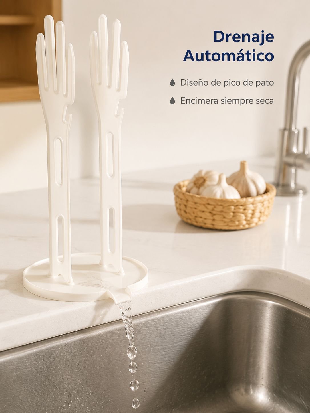 Estante de almacenamiento sin taladro con ventosa