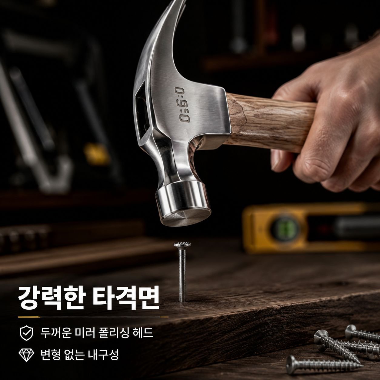 일체형 고탄소강 망치