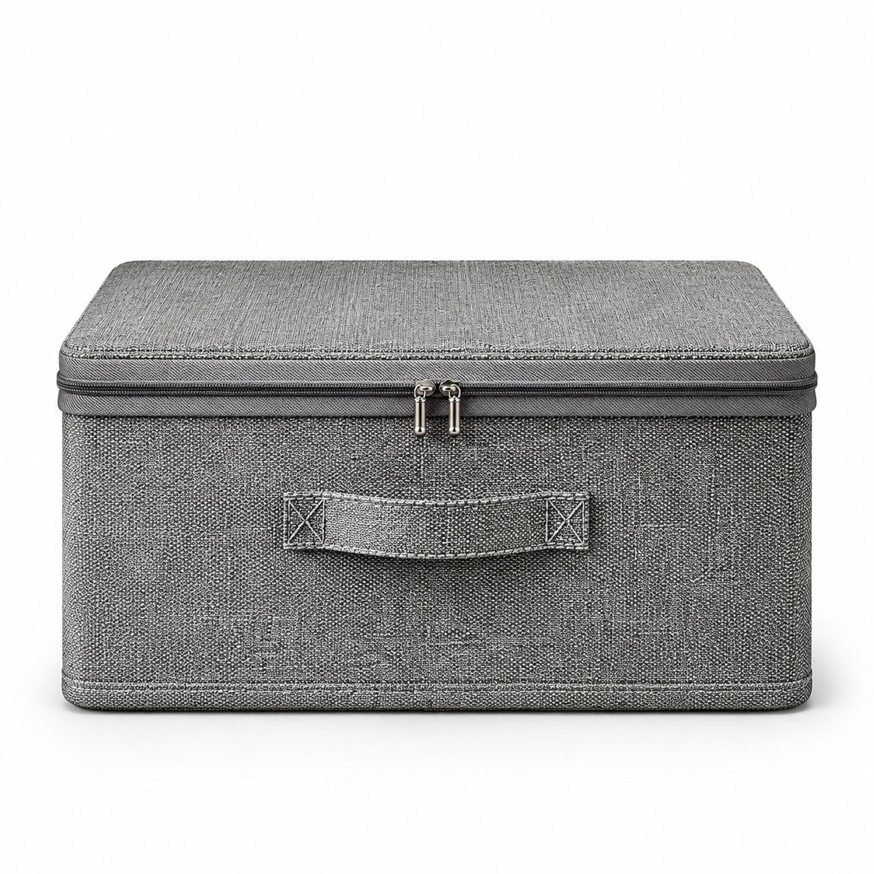 Home Textile Layered Soft Lid Storage Box for Wardrobe Organization