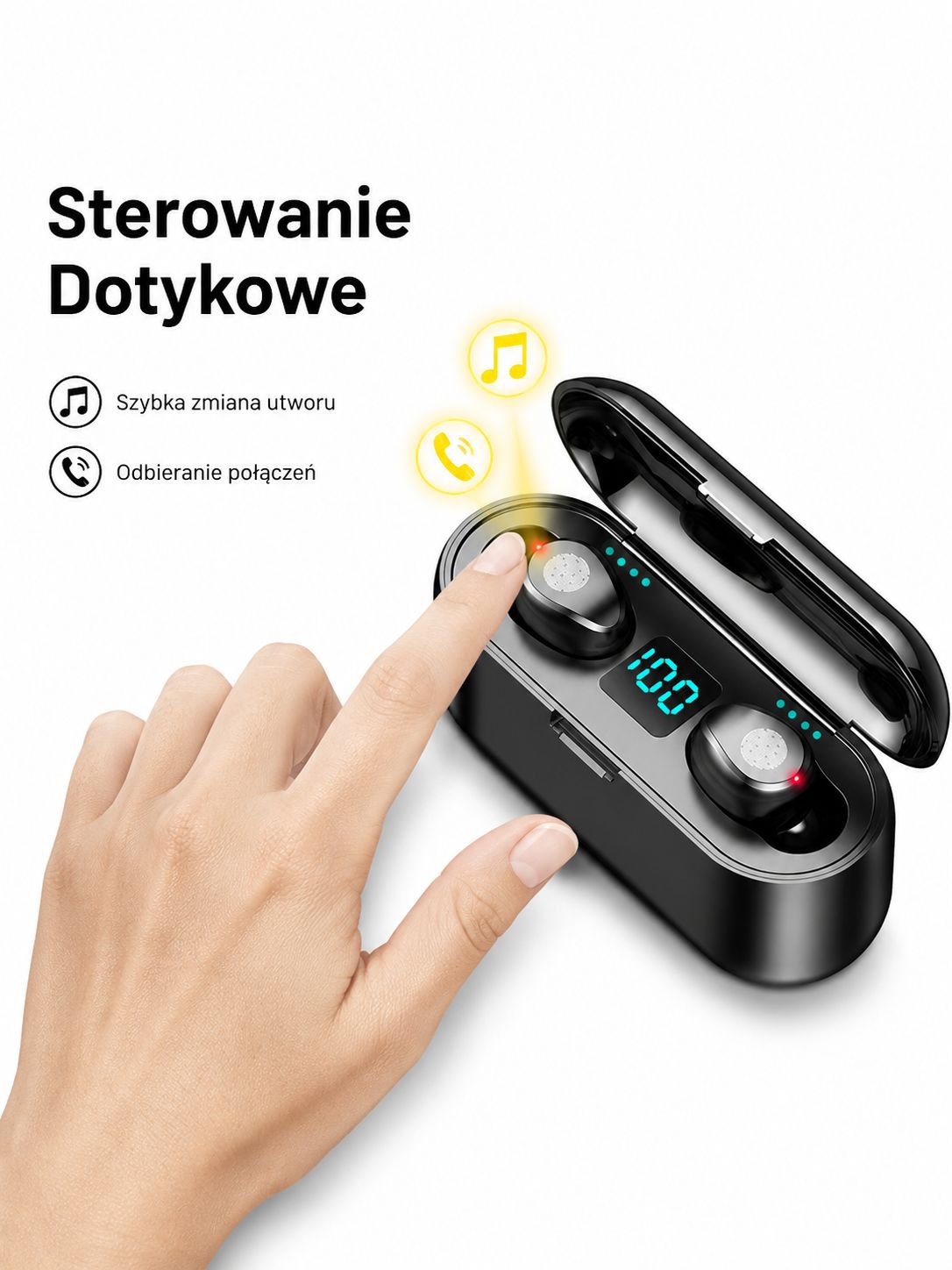Słuchawki douszne z długim czasem pracy na baterii