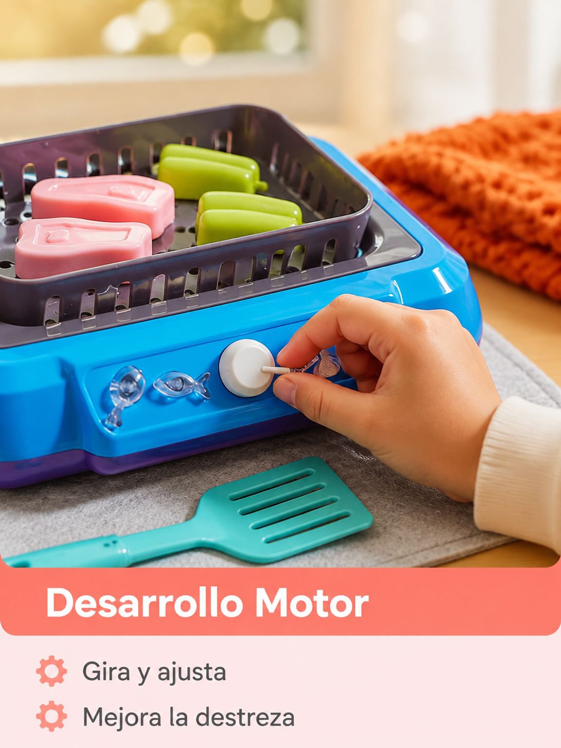 Juego de cocina en miniatura para niños