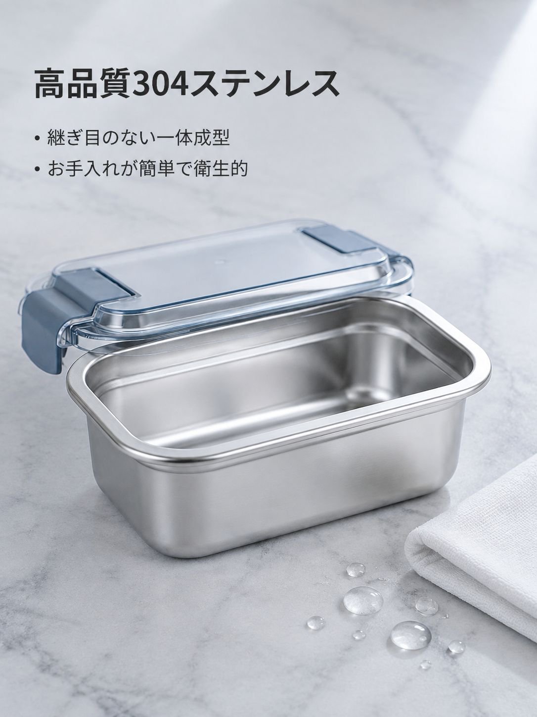 ステンレス加熱式弁当箱