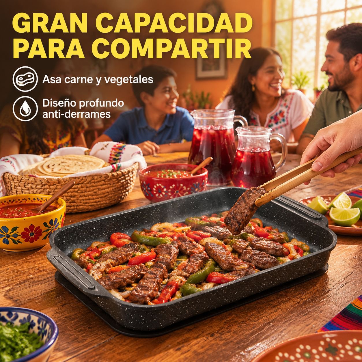 Cocina de gas de alta eficiencia para uso en cocina con llama abierta