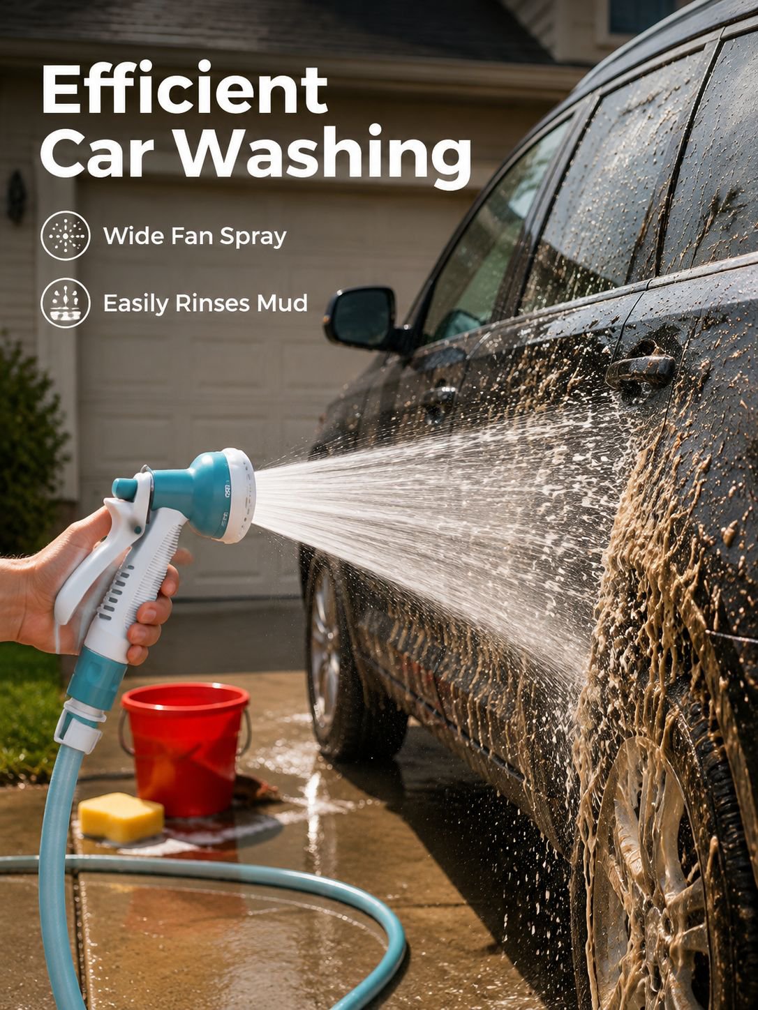 Garden Watering & Car Washing Hose Kit