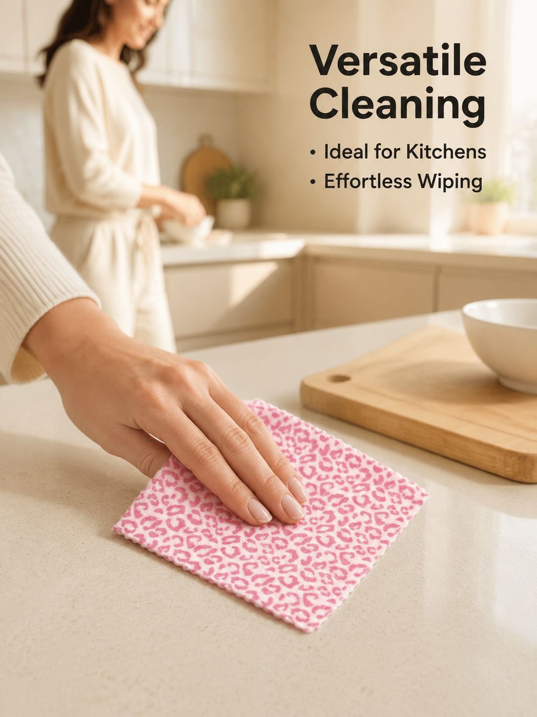 Thickened Leopard Print Cleaning Cloth