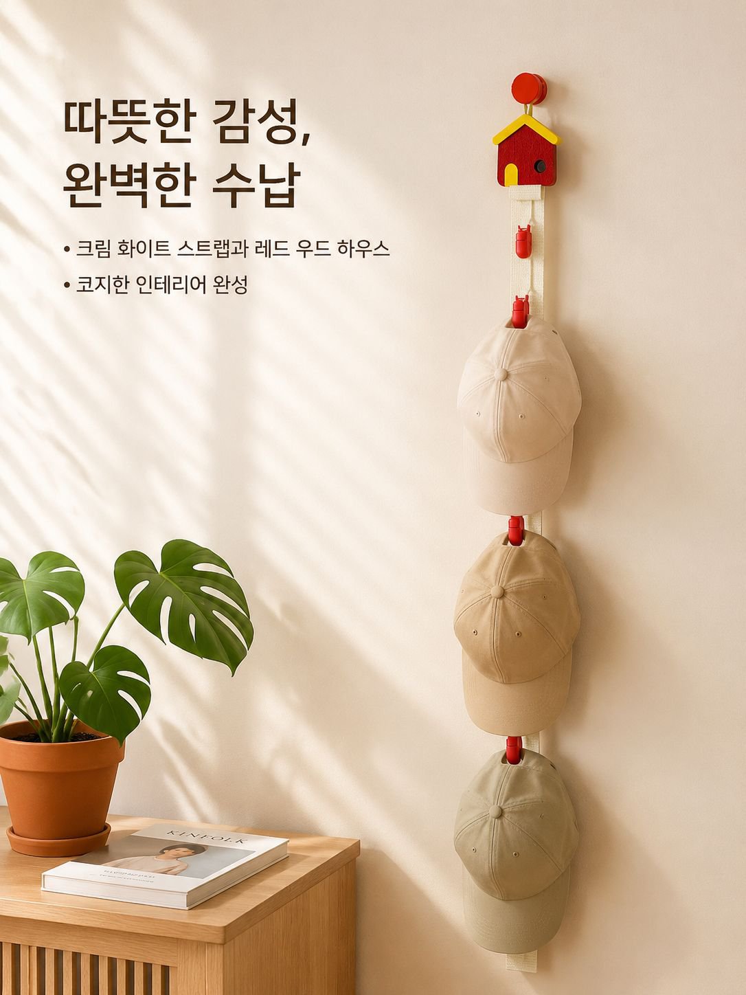 다층 모자 정리대 전체 모습