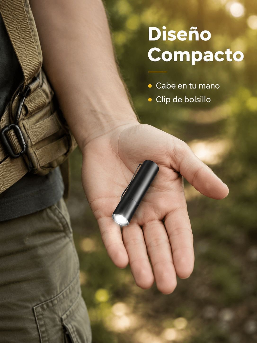 Linterna LED mini súper brillante