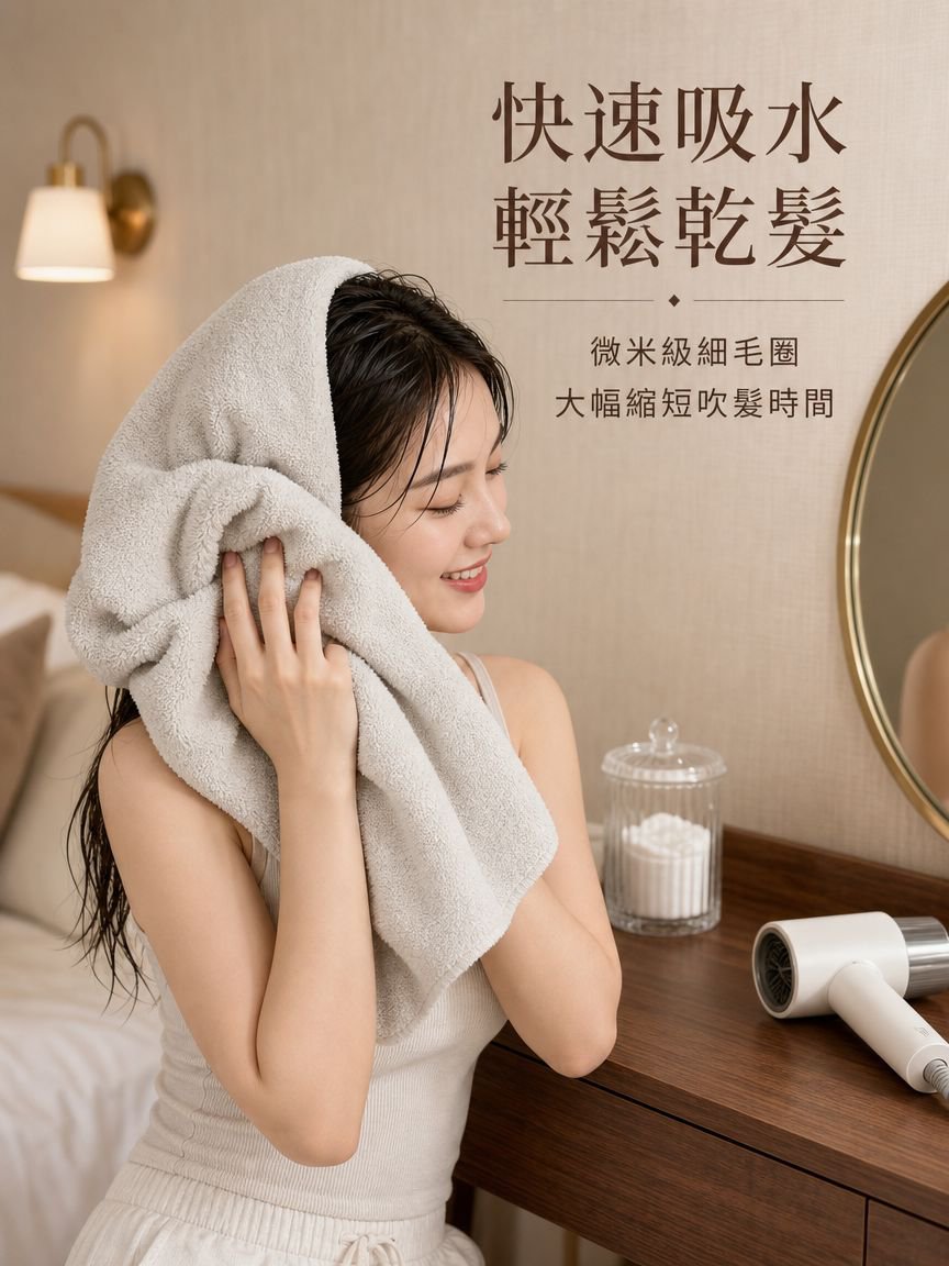 柔軟浴巾