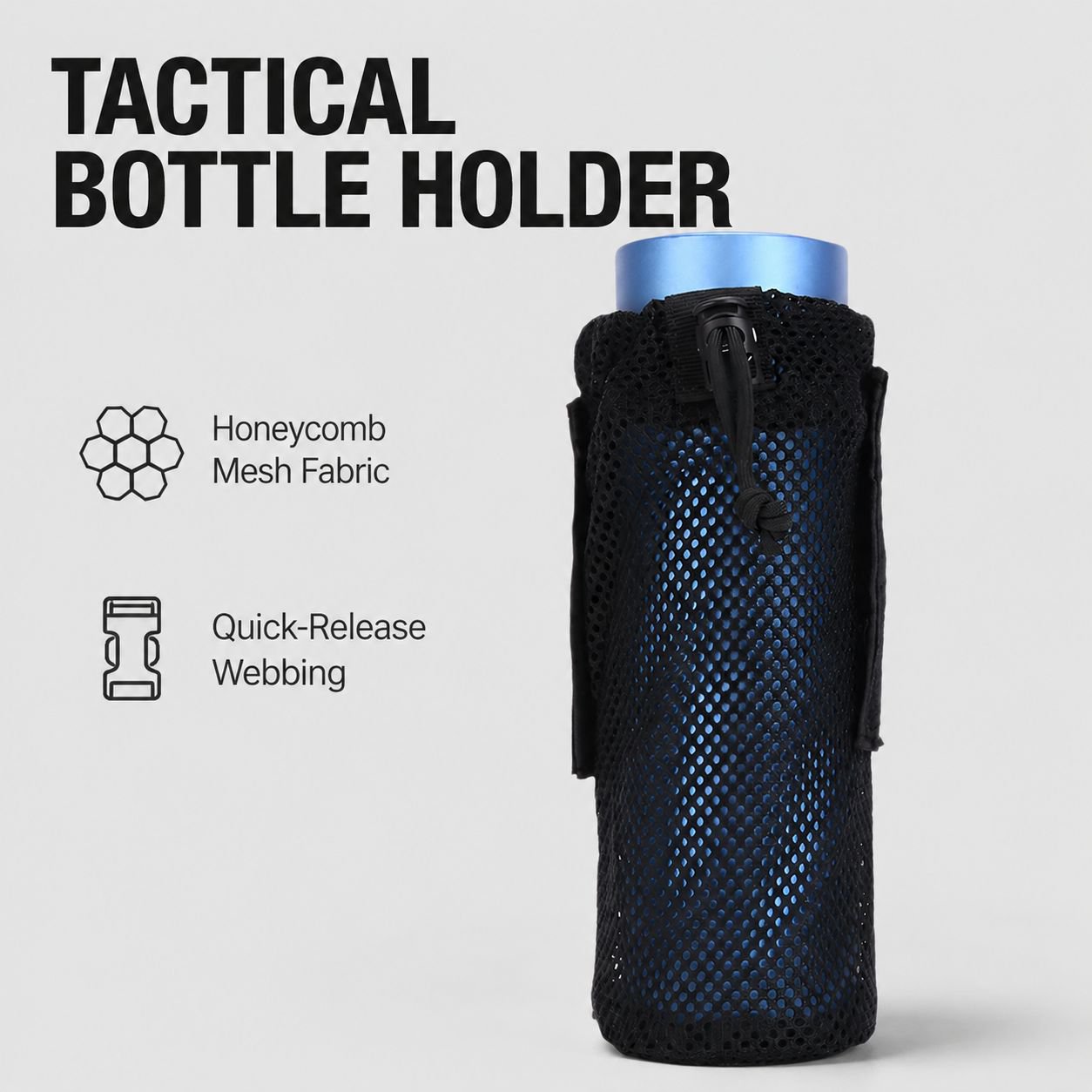 Cycling Hiking Tactical Water Bottle Holder Multifunctional Waist Hanging Pouch
