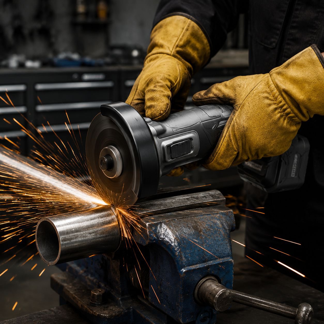High-Efficiency Cordless Lithium Angle Grinder, Hardware Tool