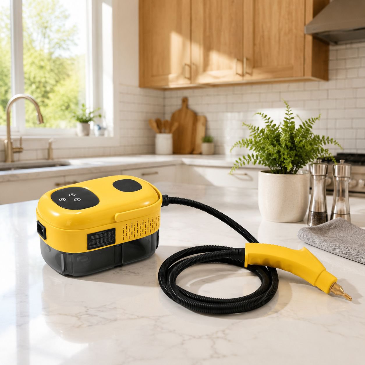 Equipo de limpieza a vapor para cocinas comerciales