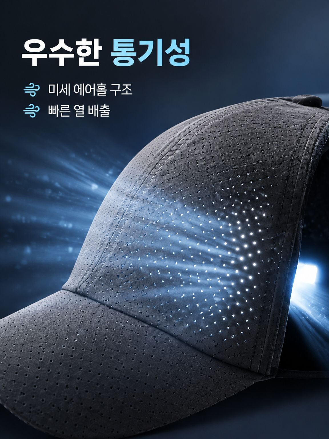 남성용 여름 쿨링 빠른 건조 모자