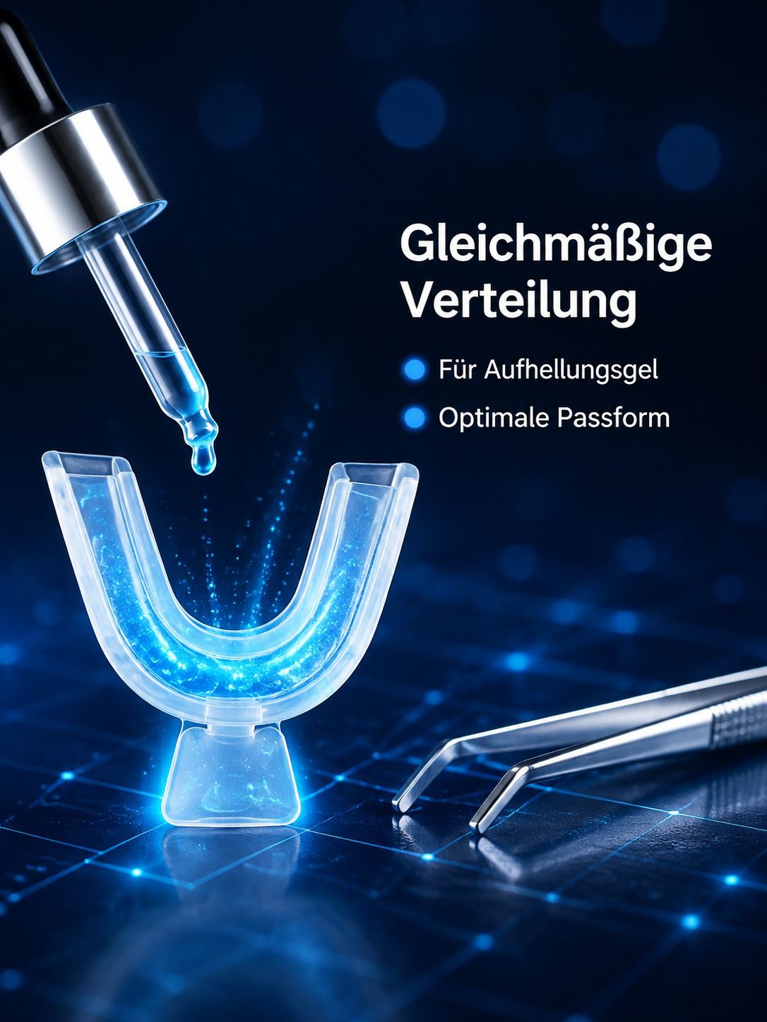 Strahlend weiße Zähne nach Zahnbleaching