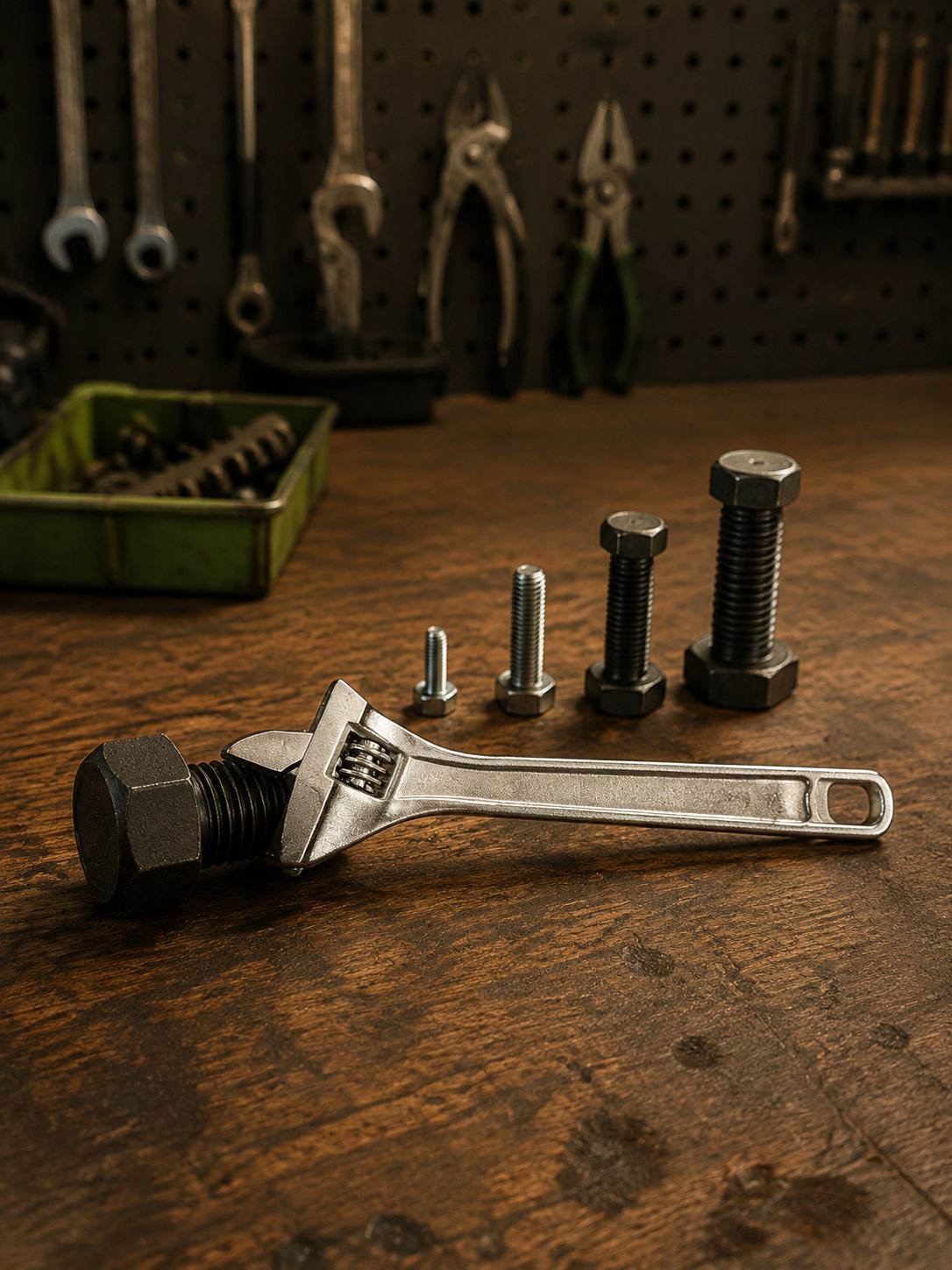 Versatile hand tool set with large open-end wrench