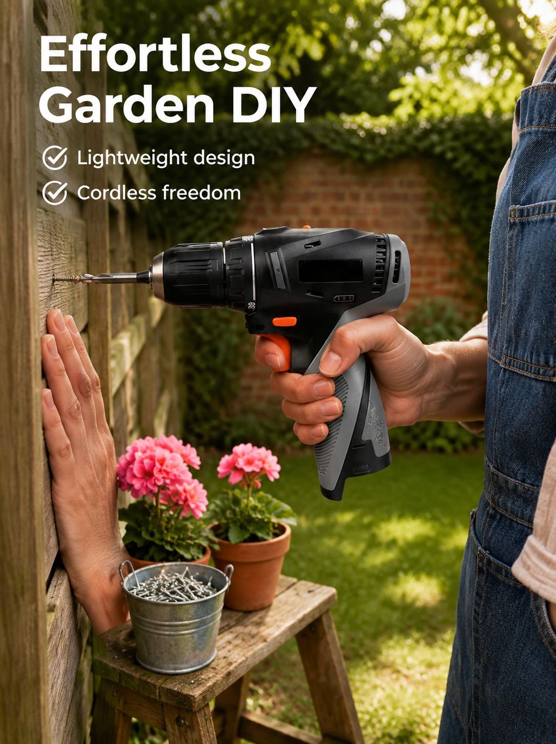Home Rechargeable Electric Hand Drill Multifunctional Power Tool