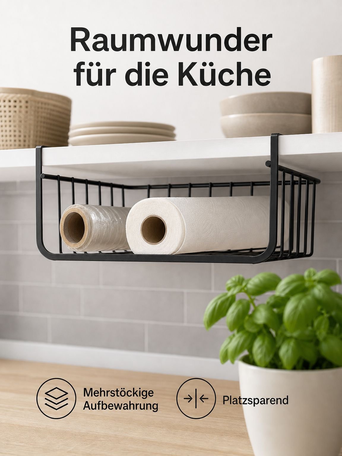 Schicht-Küchenschrank-Hängekorb für Studentenwohnheime