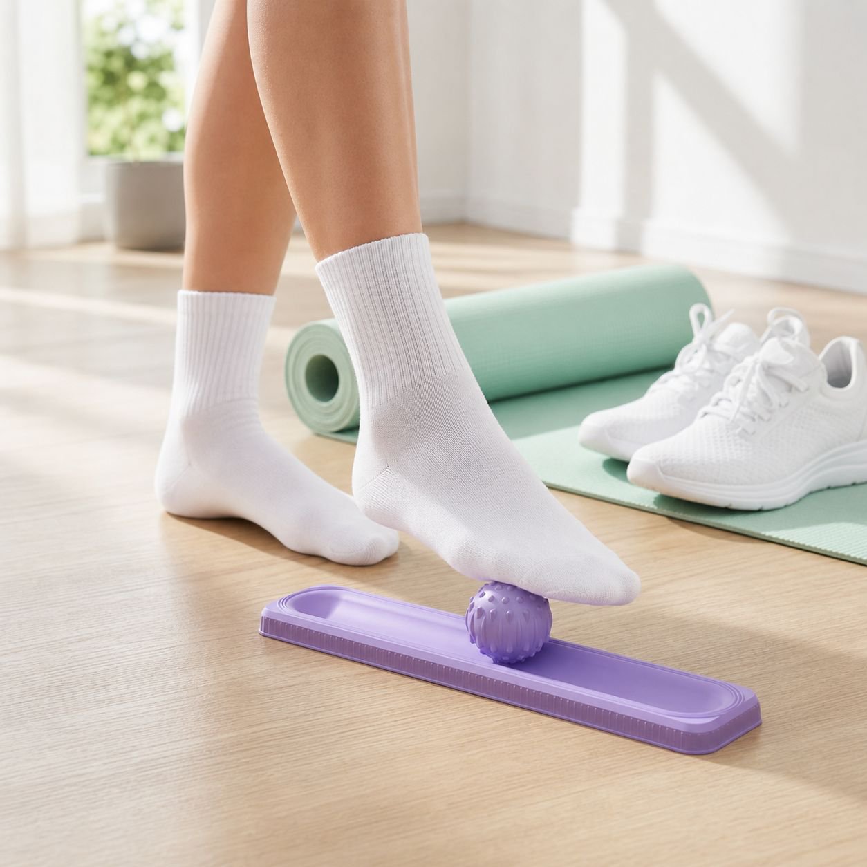 JMY Plantar Meridian Balance Ball for home foot therapy