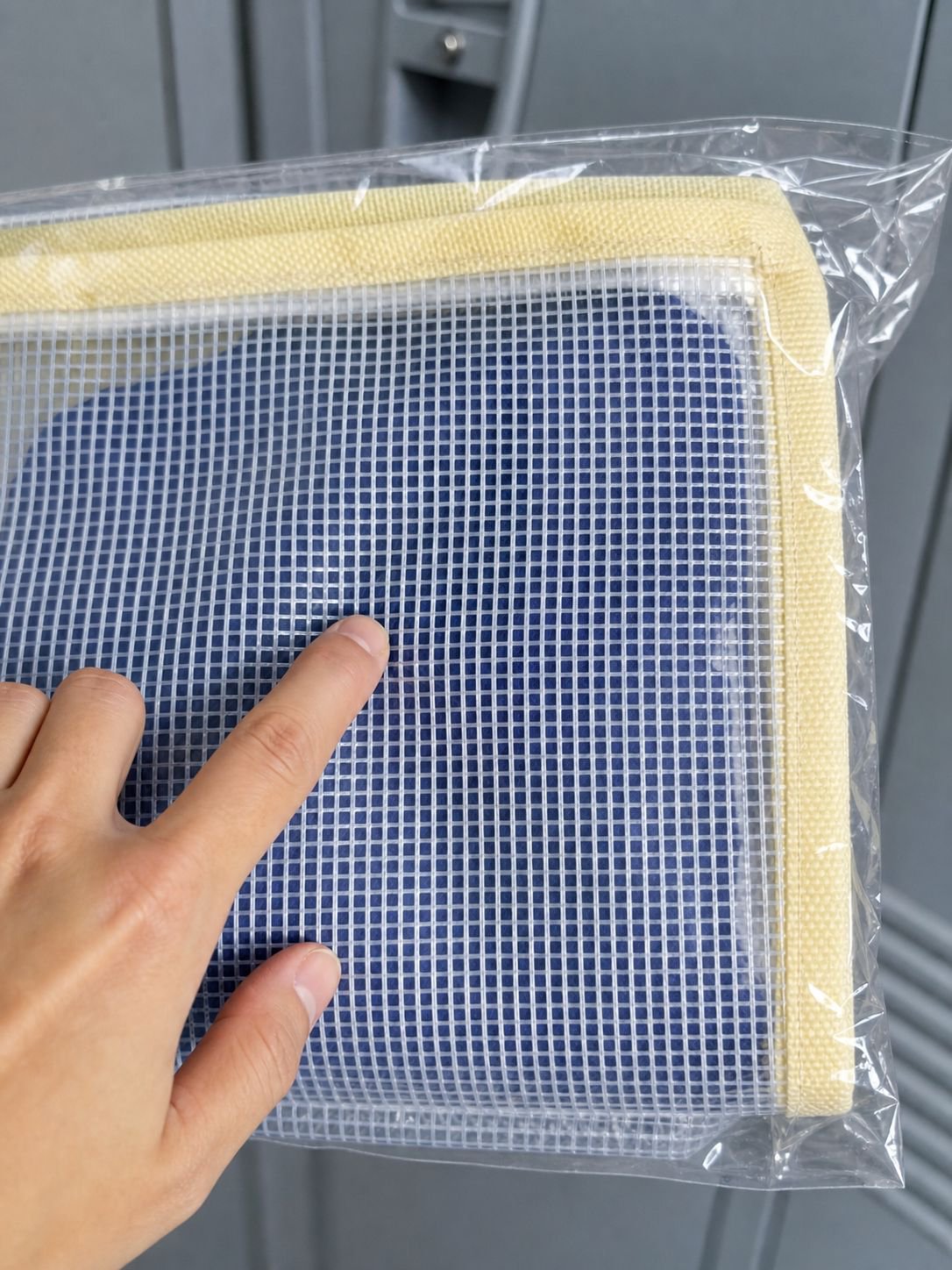 Transparent organizer bag for easy item identification
