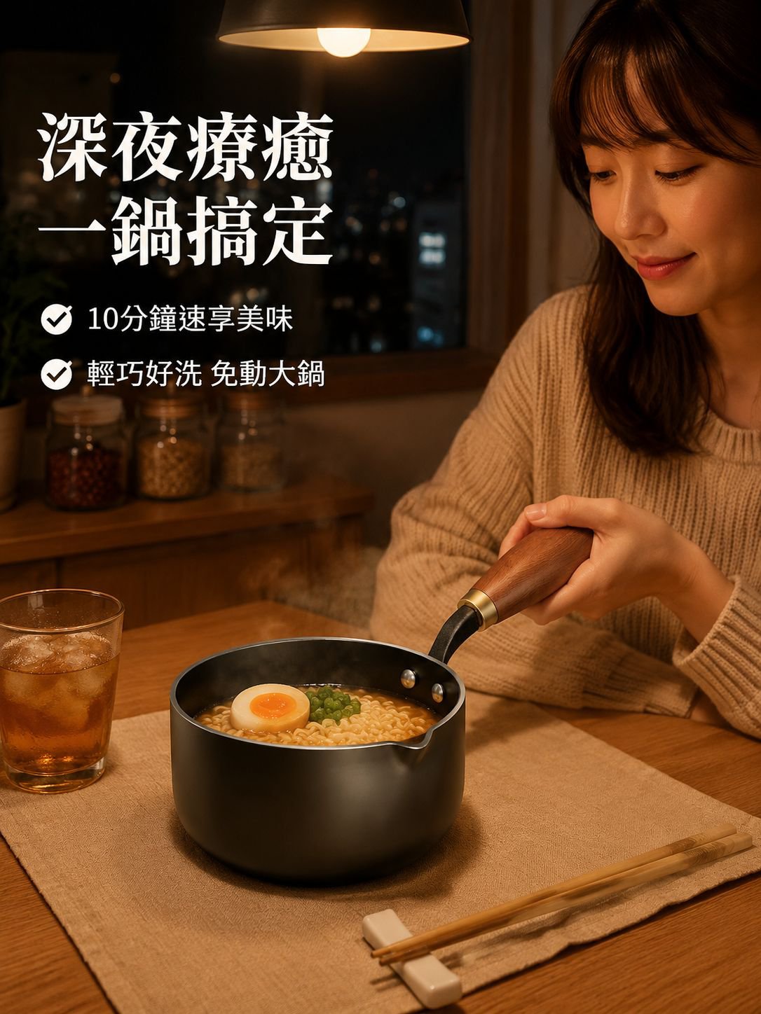 手工鍛造無塗層潑油小鍋