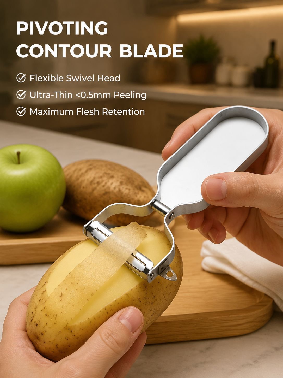 Fruit and vegetable peeling tools